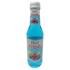 Bor Fresh Mixed Fruit Flavored Carbonated Drink, 200ml Glass Bottle, Sparkling Mixed Berry & Banana Flavor, Refreshing Fizzy Beverage for Parties and Celebrations - SANI-LLC