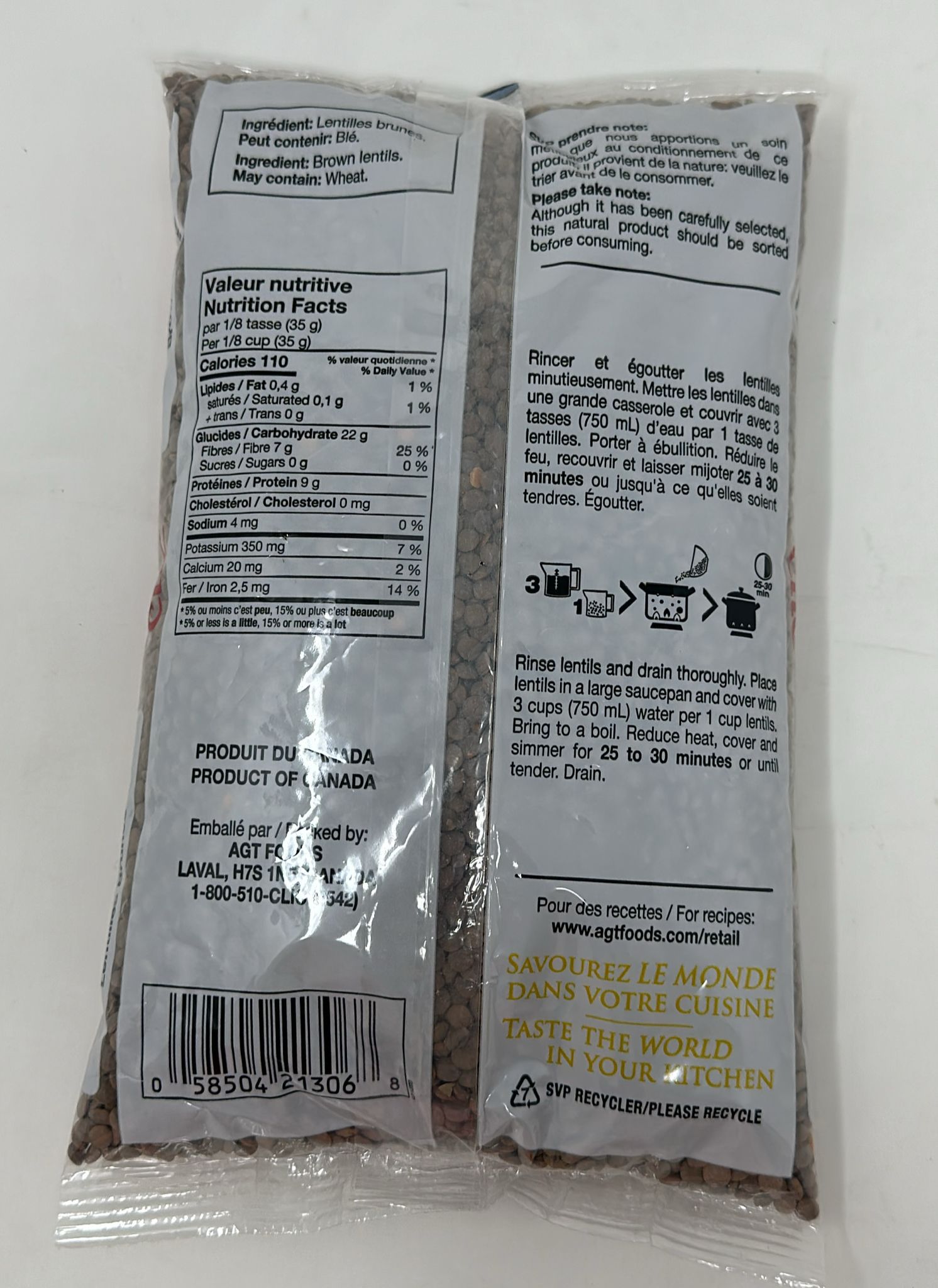 CLIC Brown Lentils - SANI-LLC