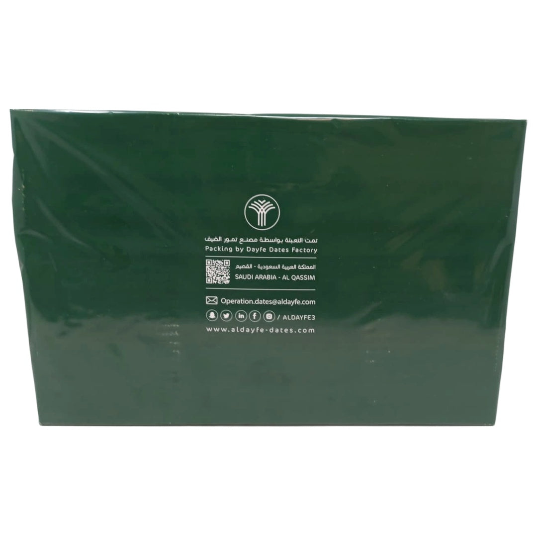 ALDAYFE Sukkary Mofatal Dates in a 3kg package, showcasing fresh, natural caramel-flavored Saudi Arabian dates with high fiber.