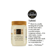 AL'ARD Premium Tahini 1Lb Creamy Texture & Single-Source Sesame Essential Paste for Hummus & Halva