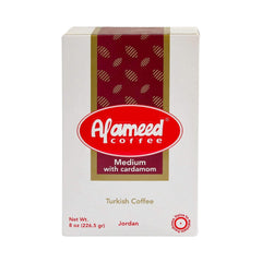 Al Ameed Turkish Coffee – Medium Roast with Cardamom (8 Oz)