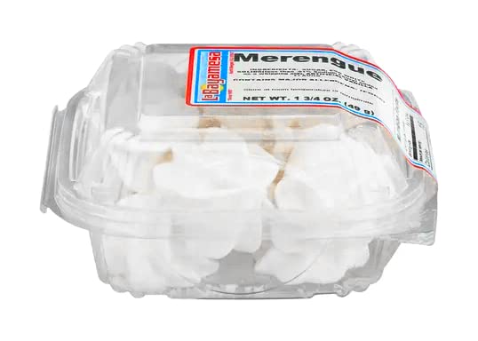 La Bayamesa Meringue cookies vanilla flavor, keto friendly gluten free fat free low carb low sugar healthy snack candy keto snack, keto candy 1.72 oz (49g) pack of 01 - SANI-LLC