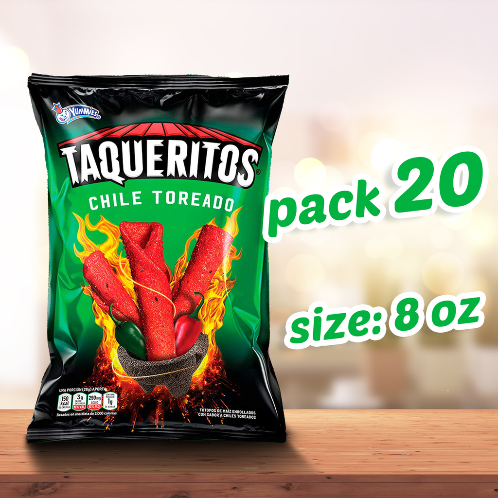 Taqueritos Extremos Chile Toreado 8oz Bags - SANI-LLC