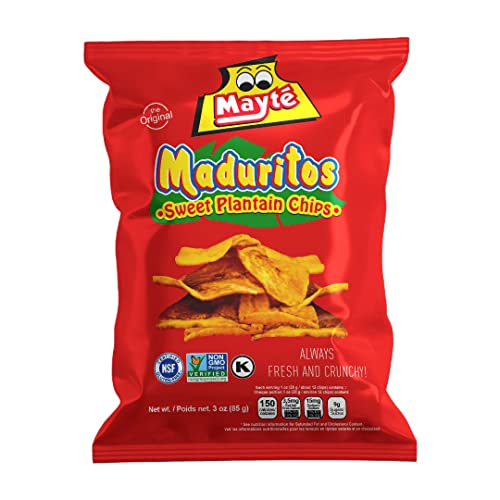 Mayte Maduritos || Sweet Plantain Chips || 3 oz / 85 g ||Always Crunchy (Pack 01) - SANI-LLC