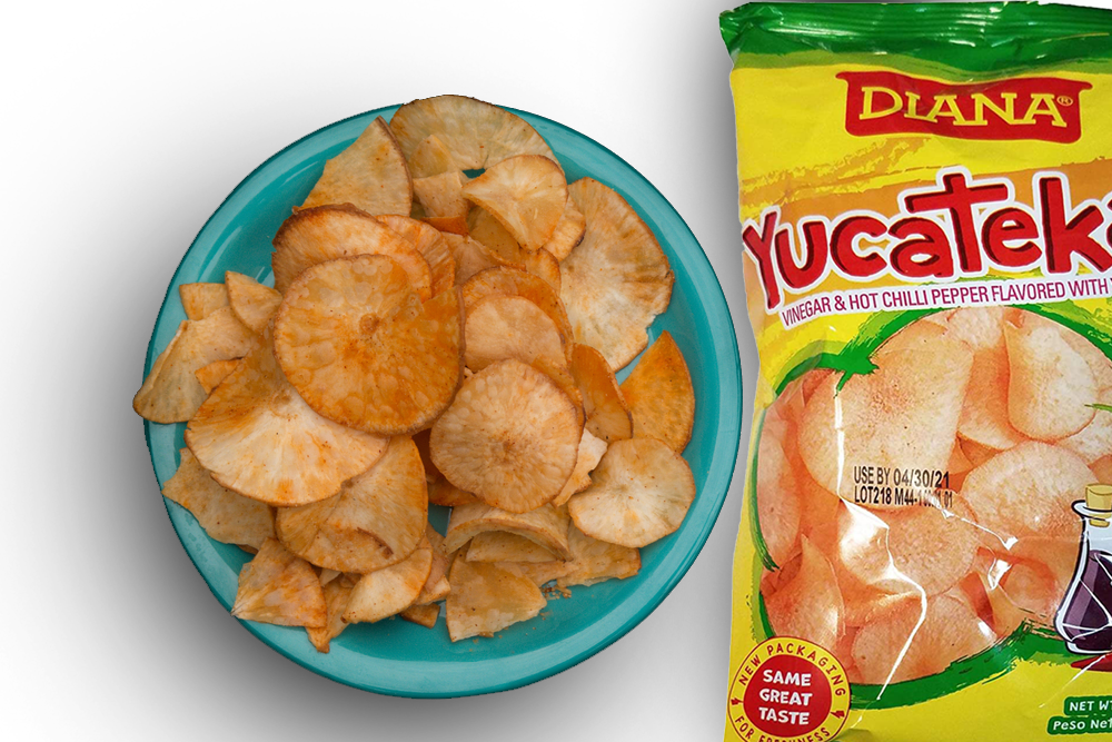 Diana Yucatekas || ( VINEGAR & HOT CHILLI PEPPER FLAVORED WITH YUCCA CHIPS) 2.50 Oz || 71g || same great taste - SANI-LLC