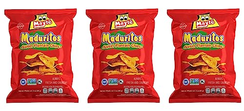 Mayte Maduritos || Sweet Plantain Chips || 3 oz / 85 g ||Always Crunchy (Pack 03) - SANI-LLC