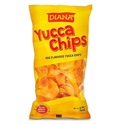 Diana|| Yucca Chips | | BBQ Flavored Yucca Chips || Crunchy Yucca chips || 2.29Oz /65g - SANI-LLC