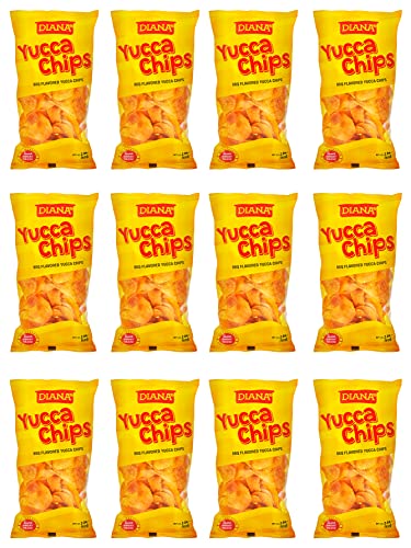 Diana|| Yucca Chips | | BBQ Flavored Yucca Chips || Crunchy Yucca chips || 2.29Oz /65g - SANI-LLC