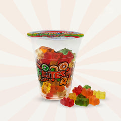 Cup candy Gummy Bear Fun fruit Bites 6oz