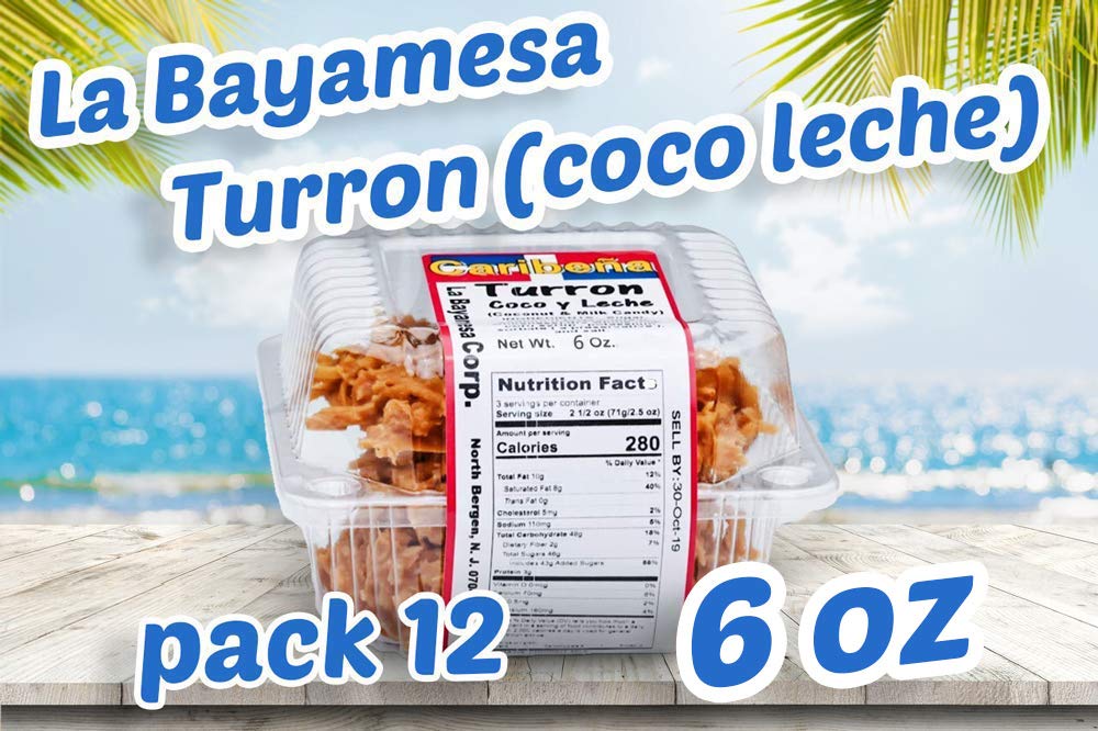La Bayamesa Turron || Macaroon Coconut 6 oz (170g) - SANI-LLC