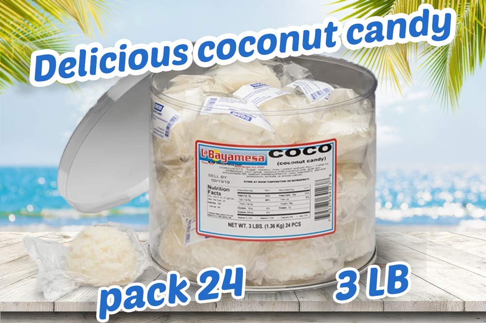 La Bayamesa Coco Blanco Coconut Candy 1.5oz - SANI-LLC