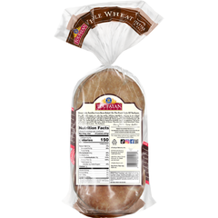 Toufayan Bakeries Whole Wheat Pitettes Pita Bread 8 Loaves 8 oz Hearth Baked Vegan Perfect for Snacks & Dips