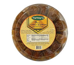 Tamara Sukari Rutab Dates 500g by Summer Vlly, soft and sweet natural energy snack in a clear plastic package.