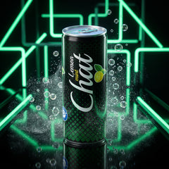 Chat Sparkling Lemon Mint Beverage 250ml Single Can Zesty Lemon Mint Hydrating Invigorating Taste On-the-Go Refreshment