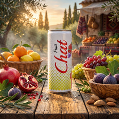 Chat Sparkling Fruit Drink 250ml Can Refreshing Mixed Fruit Flavor Everyday Enjoyment