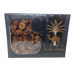 A'alia Premium Saudi Sukkary Dates - Natural, Chewy & Sweet Dried Fruit - Healthy Snack & Baking Essential (2.35 LB)