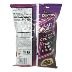 Doritos Late Night Loaded Taco Chips 2.5 oz Bold Crunch Authentic Flavor For Snacking