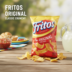 Fritos Original Corn Chips 3.25 oz Bag Classic Crunchy Gluten-Free Perfect Snack for Parties & Lunches