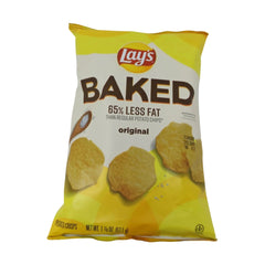 Lay's Baked Potato Crisps 1.875 oz 65% Less Fat Original Flavor Healthy Snack Option