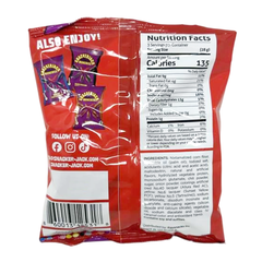 SnackerJack Munchies Hot Chili Lime Rolled Tortilla Chips - Spicy & Tangy Flavor, 3.24 oz Bag - Authentic Mexican Style Snack