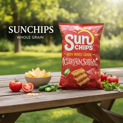 SunChips Whole Grain Chips 2.38 oz Bag, 100% Whole Grain Heart Healthy for Everyday Snacking
