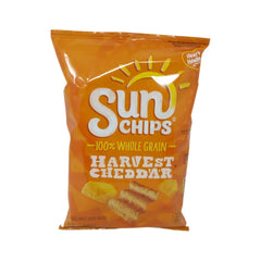 SunChips Whole Grain Chips 2.38oz Bag Harvest Cheddar Flavor 100% Whole Grain Savory Snack Anytime