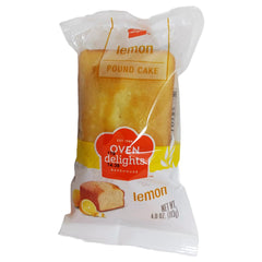 Oven Delights Lemon Pound Cake 4oz | Rich, Buttery Cake with Zesty Lemon Flavor