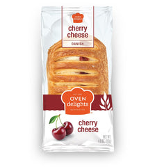 Oven Cherry Cheese Danish Pastries 4oz - Bakery fresh - Breakfast pastries - Real fruit - fruit pastries - perfectly cooked - taste simply fresher