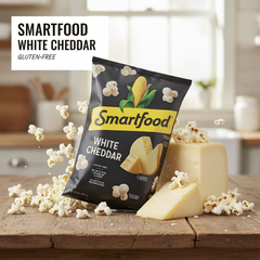 Smartfood White Cheddar Popcorn 1.75 oz (49.6g) Gluten-Free, No Artificial Flavors Delicious Snacking