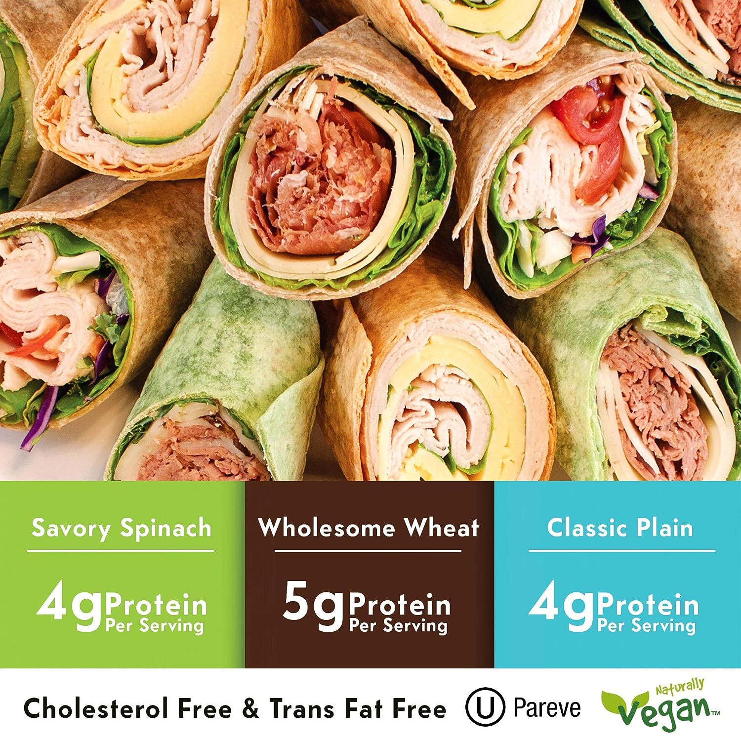 Toufayan Wraps ÃƒÂ¢Ã¢â€šÂ¬Ã¢â‚¬Å“ Wholesome Wheat 6 COUNT | NET WT. 11 OZ. (312g) - SANI-LLC