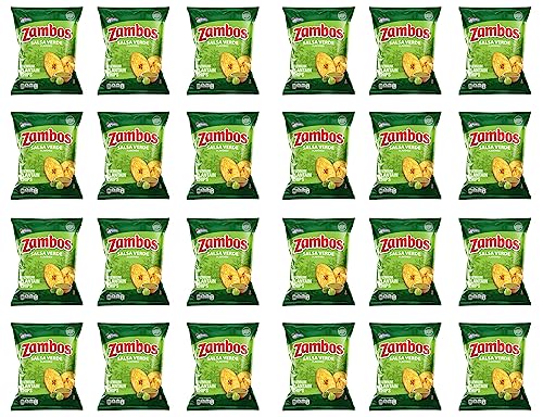 Zambos Plantain Chips: Spicy with Chili,Lime and Salt (Tajaditas de PlÃƒÆ’Ã‚Â¡tano con Chile + LimÃƒÆ’Ã‚Â³n y Sal) Crunchy with spicy taste that many like | Salvajes del TrÃƒÆ’Ã‚Â³pico | 5.46 ounces (155grams) - SANI-LLC