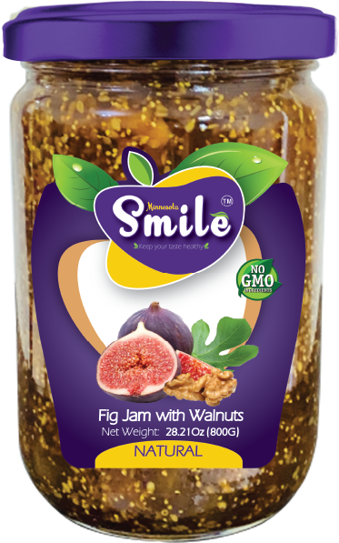 Whole Fig Jam " with walnut " (Large) | 800g - 28.21 Oz