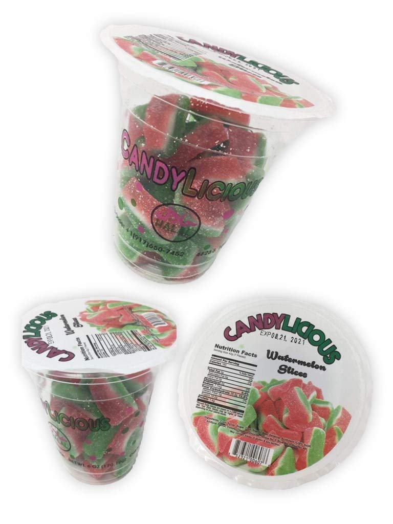 Cup Candy: Watermelon flavor, 6oz - SANI-LLC