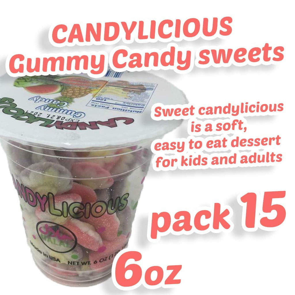 Cup Candy || Gummy sweets of the best daily flavors, || 6oz. || 170g - SANI-LLC