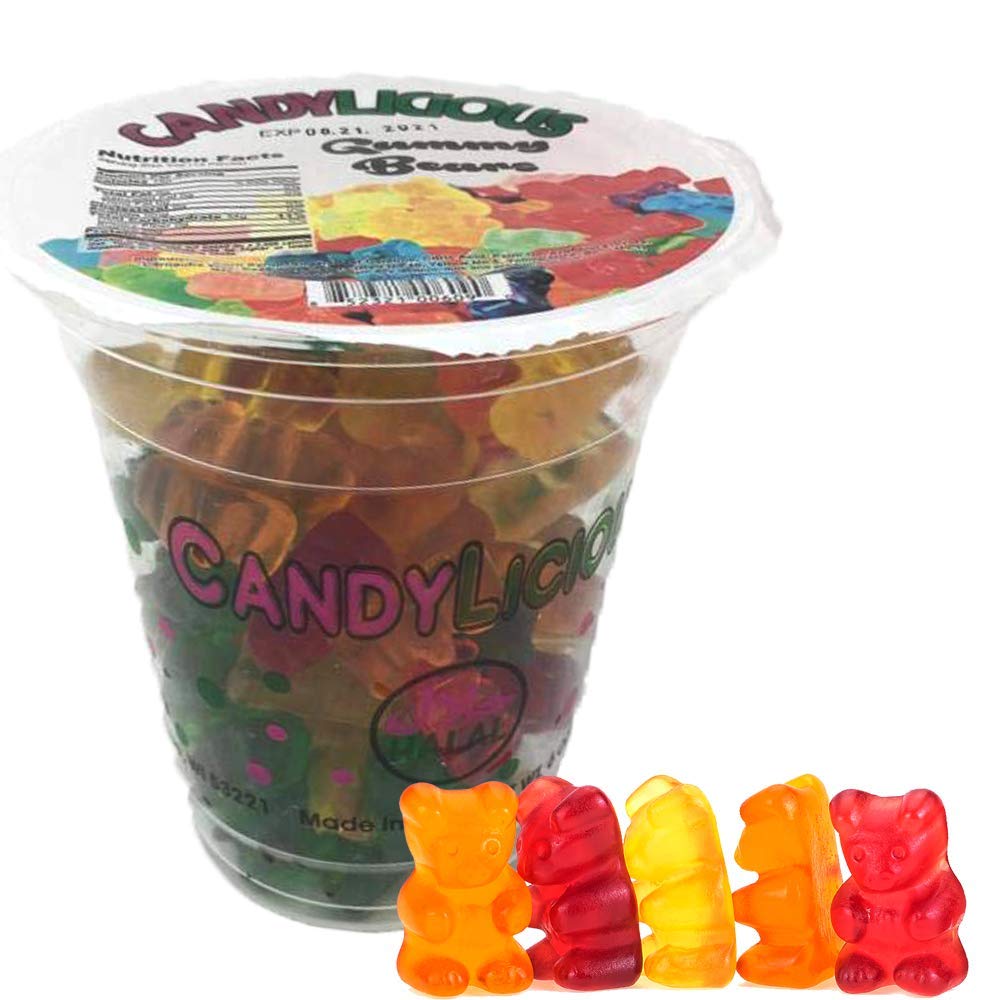 Cup Candy || Gummy Bears of the best daily flavors ||  6oz (170g) - SANI-LLC