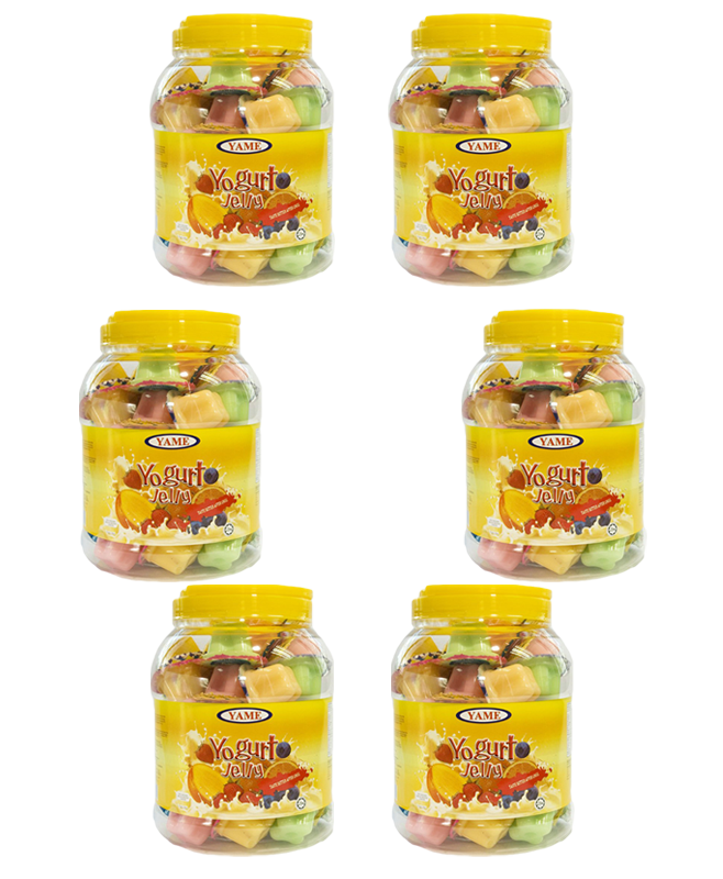 YAME PUDDING YOGURT JELLY JAR ASSORTED WITH NATA DE COCO - 1PaysLess.com