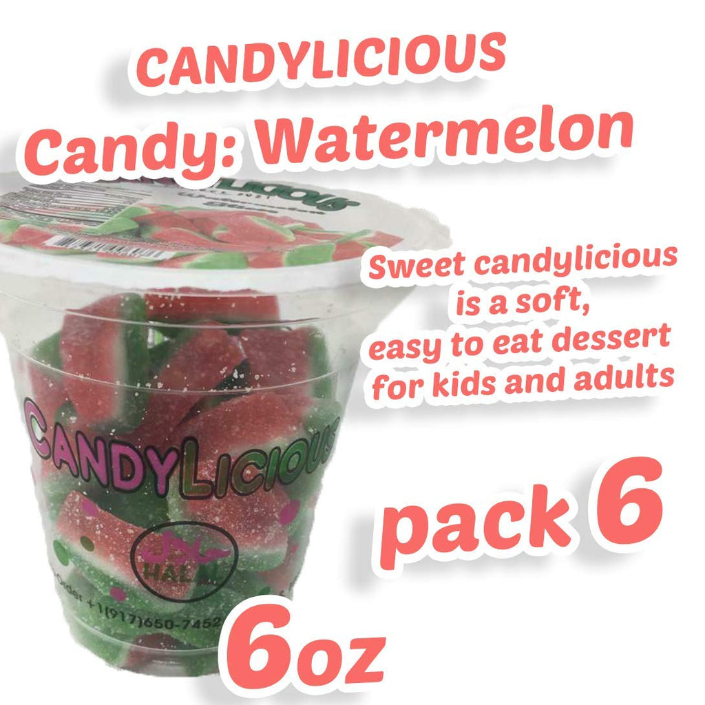 Cup Candy: Watermelon flavor, 6oz - SANI-LLC