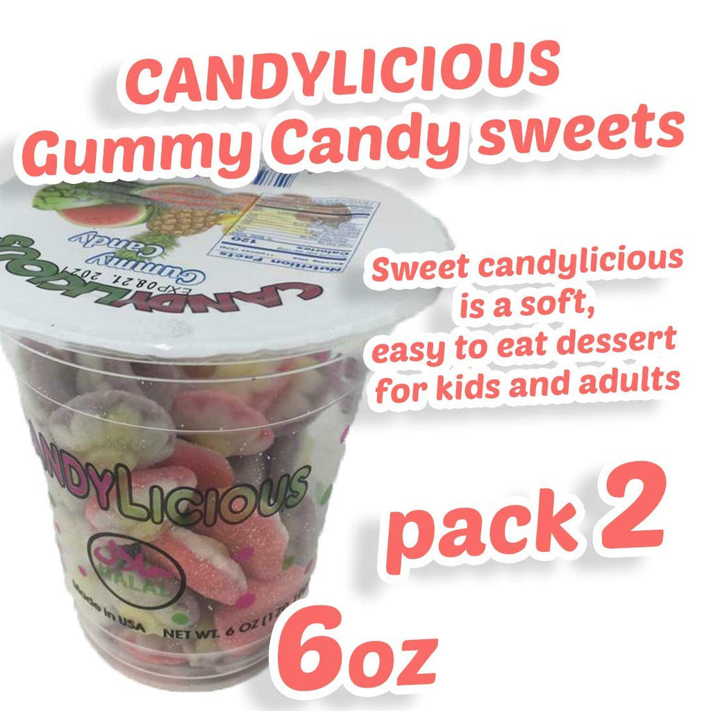 Cup Candy || Gummy sweets of the best daily flavors, || 6oz. || 170g - SANI-LLC