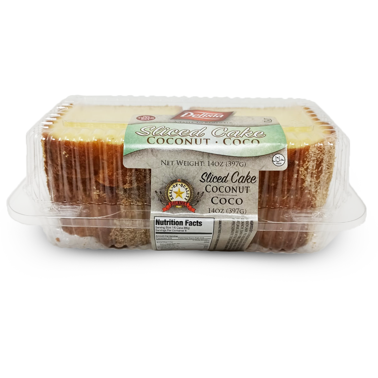 Delisia Cakes Slices Coconut Coco 397G 14oz