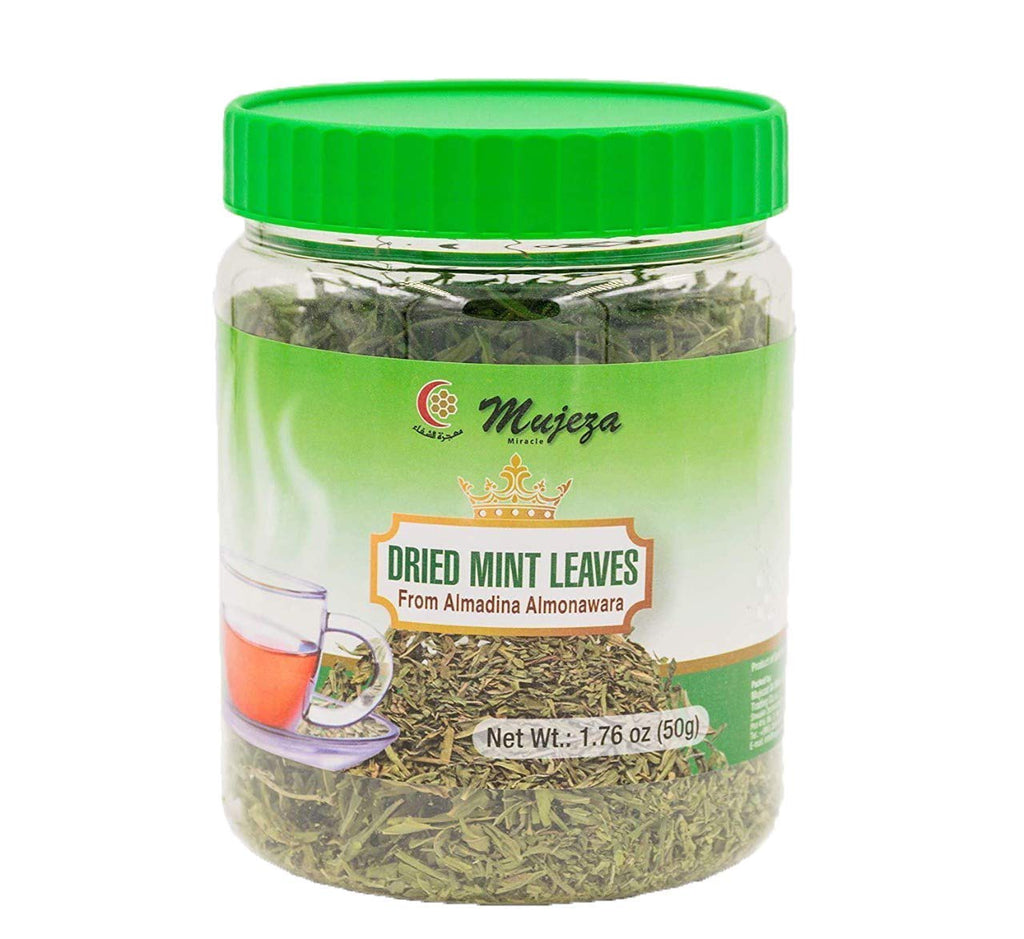 Dried Mint Leaves | Mujeza Al-Shifa | Miracle | dried peppermint leaves / Menthe Séchée / Habak Medina |From Almadina Almonawara| (50 g) | 1.76oz