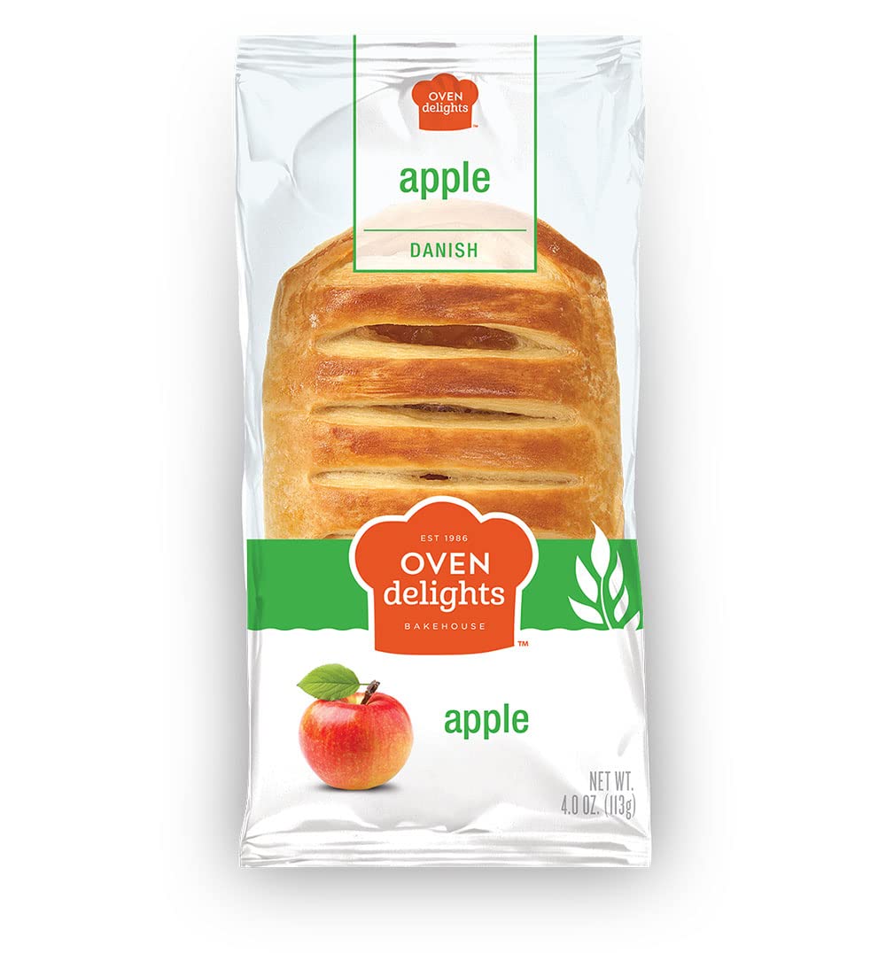 Oven Delights Apple Danish, Fresh Buttery Croissants 4oz - SANI-LLC