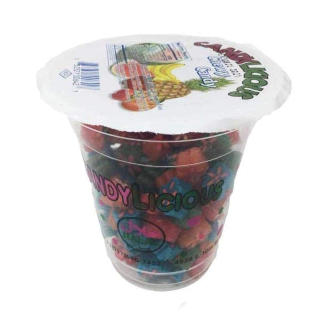 Cup Candy Licious | CHEWY CANDY | Mix fruit | HALAL | Sweets & Delicious 6oz. - SANI-LLC