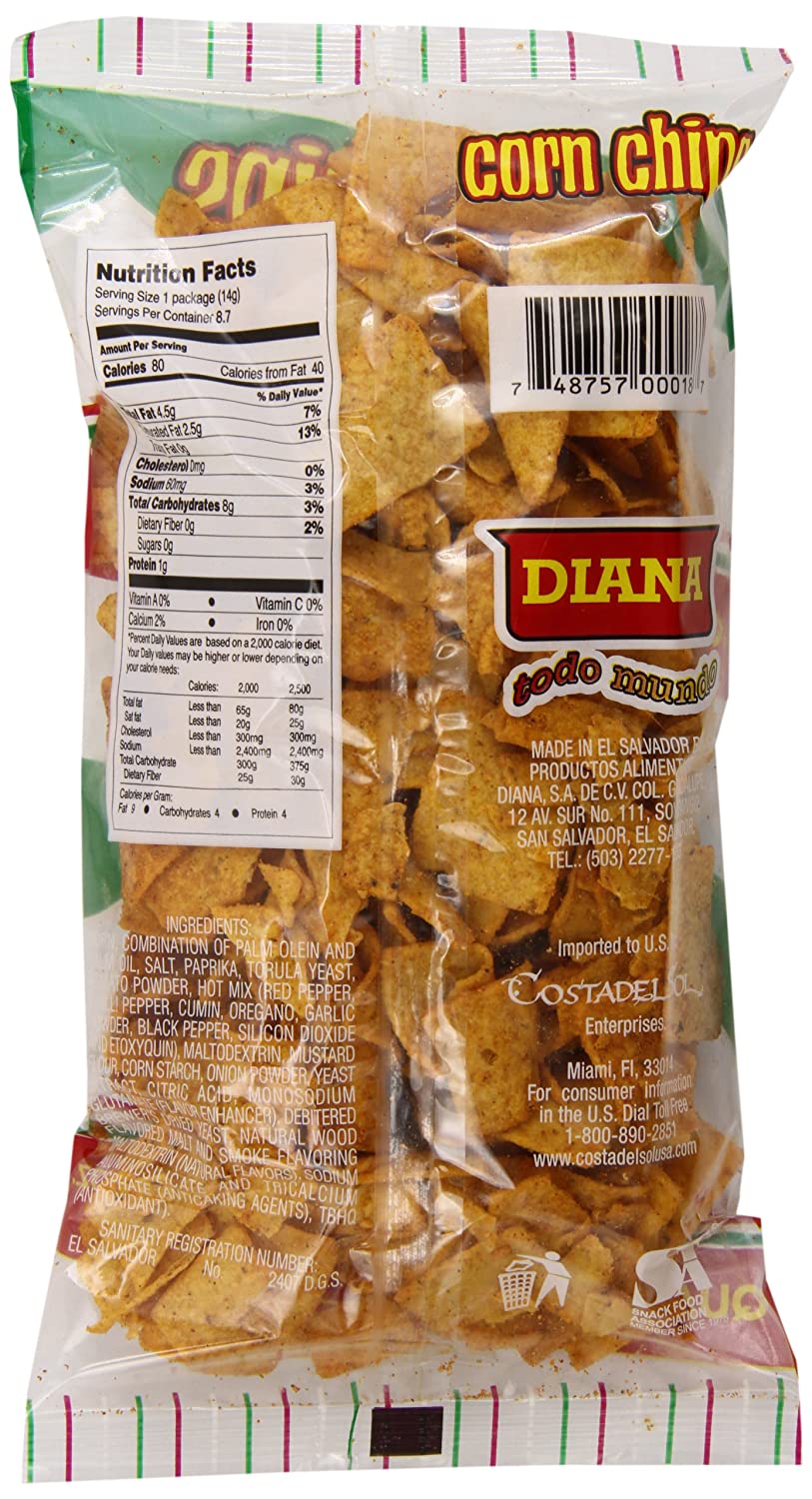 Diana Hot Corn Curls 4.50oz - SANI-LLC