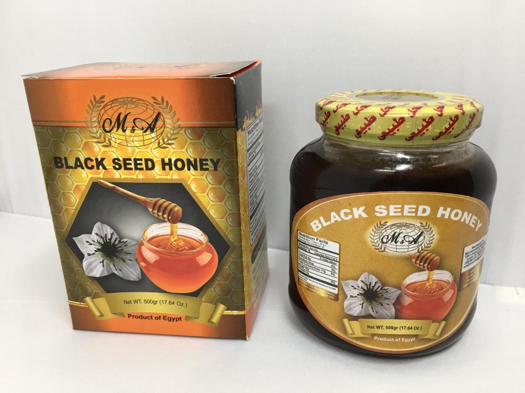 Honey w/ Black Seed 12x500g - SANI-LLC