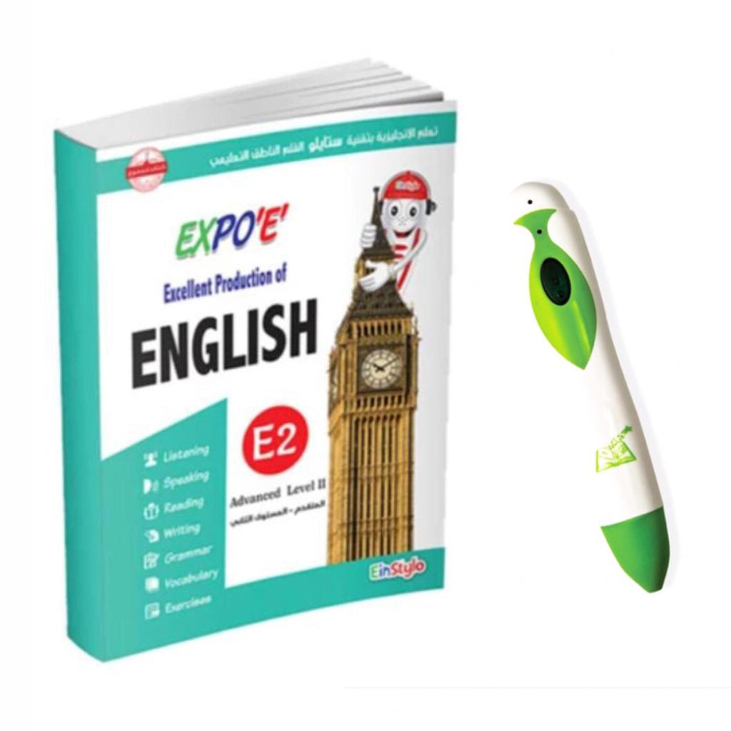 Einstylo Expo E Learn English L5 E2 Book and Speaking Pen