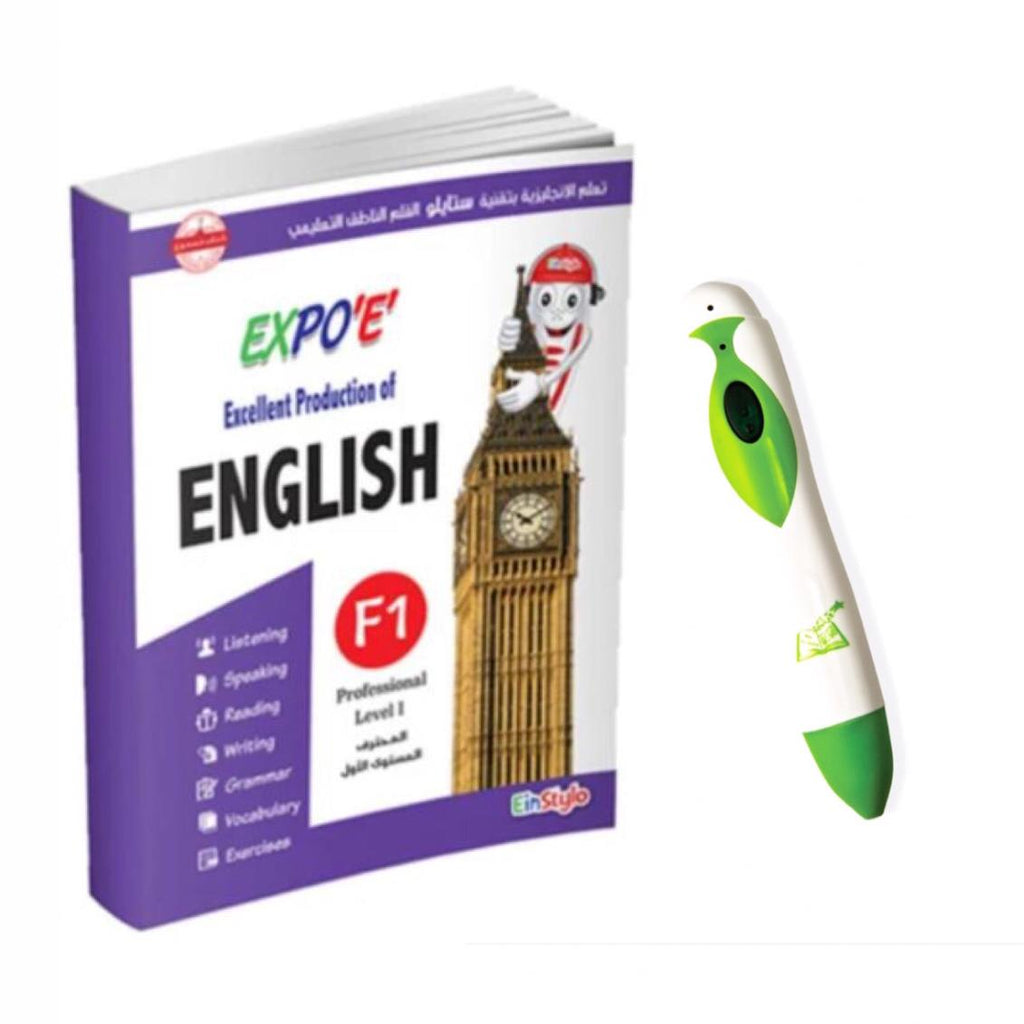 Einstylo Expo E Learn English L6 F1 Book and Speaking Pen