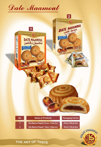 Date Maamoul Regular 320gm (20 packages) Recommended Retail Price $2.85 - SANI-LLC