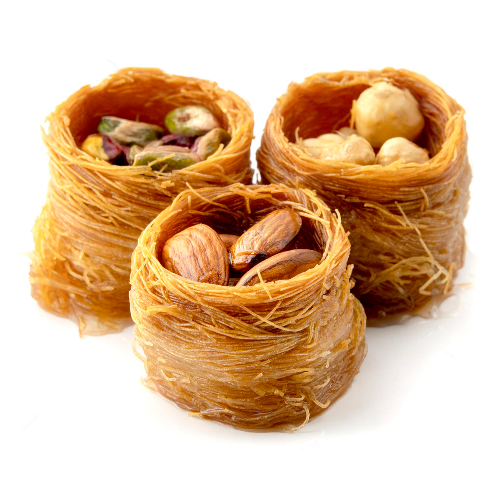 La Petite Caverne SET 3 Assiettes Kunafa/Kunefe Aluminium Durable Diamètres 17-19-21cm