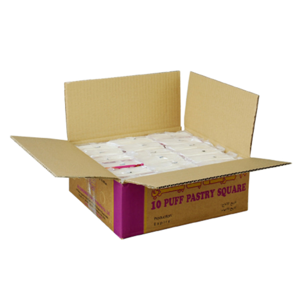 10 PUFF PASTRY SQUARE AlKaramah 400g - upc 732542000087 - SANI-LLC