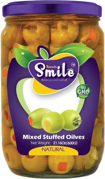 Stuffed Olives Mixed | 600g - 21.16 Oz - SANI-LLC